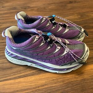 Hoka One One Womens Stinson Tarmac Purple Running Shoes Sneakers Size 7.5